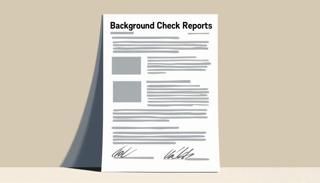 AI extracting data from background check reports