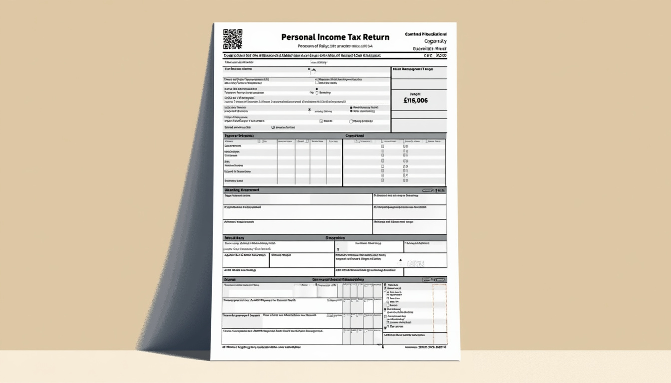 AI extracting data from personal income tax return