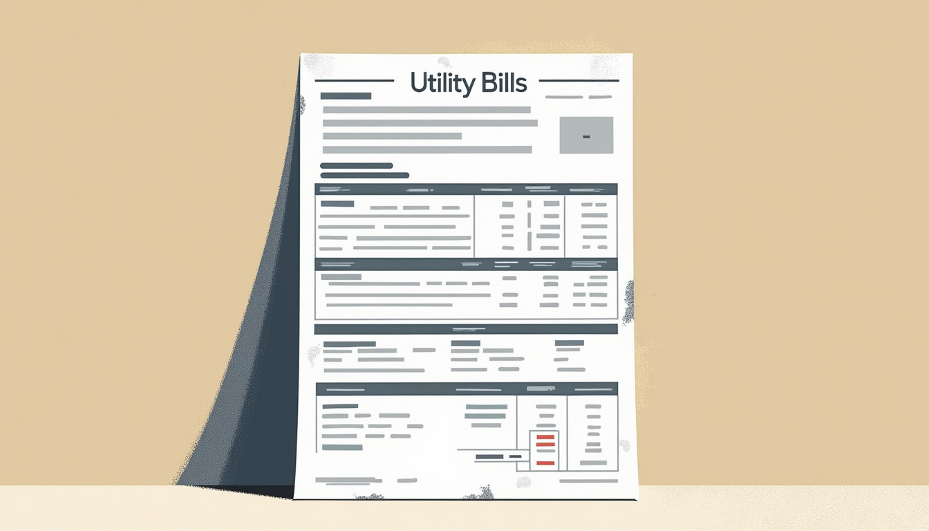 AI extracting data from utility bills