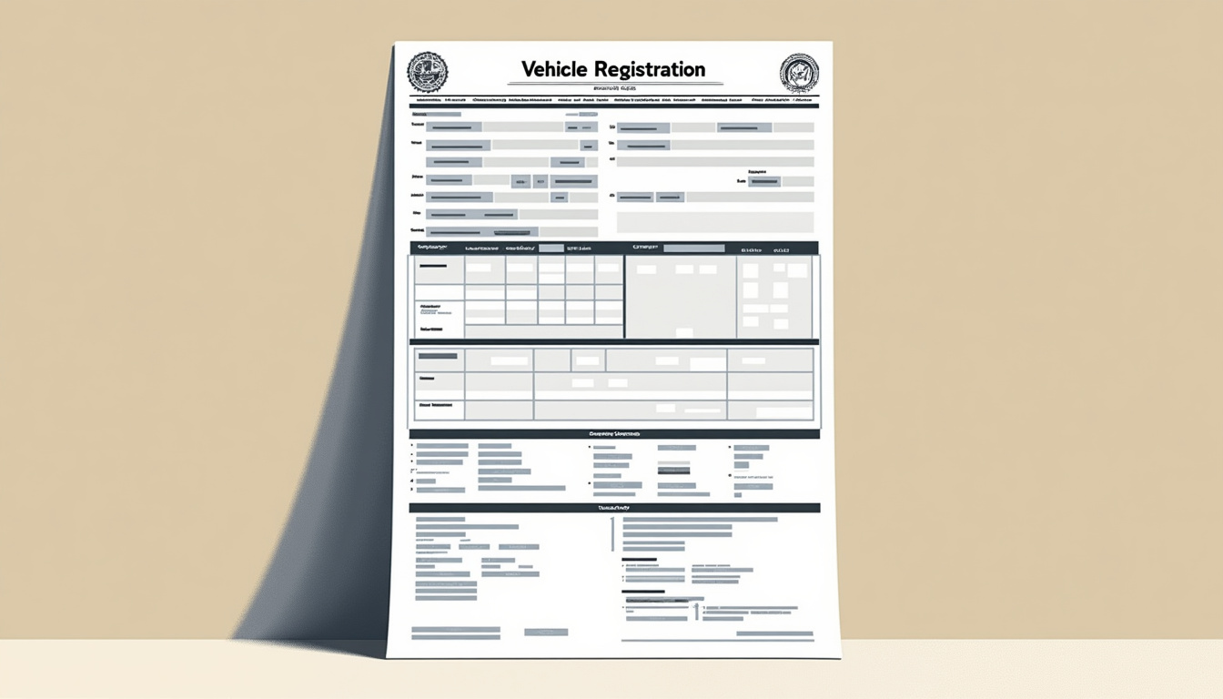 AI extracting data from vehicle registration